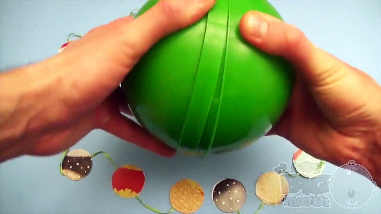 Learn Colours with Surprise Nesting Eggs! Opening Surprise Eggs with Chocolate Disney Egg Inside!