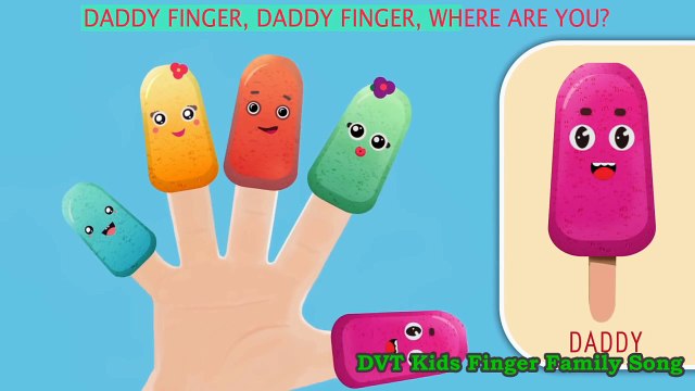 Daddy Finger Family Collection - Ice Cream Finger Family- Funny Finger Family- Nursery Rhymes Lyrics