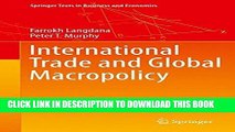 [READ] Mobi International Trade and Global Macropolicy (Springer Texts in Business and Economics)