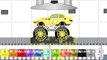 Coloring Hulk Monster Truck - Learn Colors With Monster Trucks For Kids