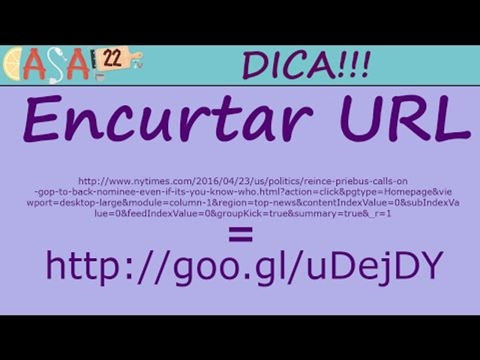 VEDA 23 - Encurtar URL  -  #0064