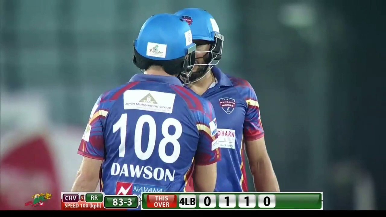 Chittagong Vikings Vs Rangpur Riders Bpl 2016 Match 30