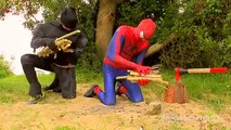 Superhero in Real Life Spiderman Vs Batman In Real Life Irl Making A Campfire Super Hero Fights Vs