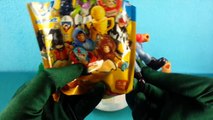 Hula Minion Giant Play-Doh Surprise Eggs Dinosaur Scene