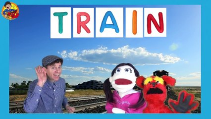 First Words #3 TRAIN | Childrens Songs | Learn English Kids