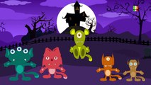 Mostro dito Famiglia | filastrocca per | Halloween Song | Nursery Rhyme | Monster Finger Family