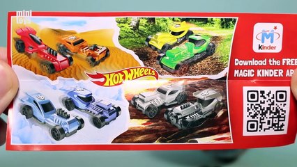 Kinder Sorpresa 2 Eggs Pack Hot Wheels Max Steel Surprise Toys