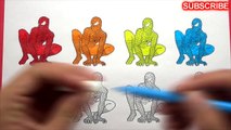 Learn Colors for Children with Spiderman & Monster Trucks, Colours for Kids to Learn #faber