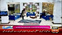 Sanam Baloch is Dancing With Farooq Satar in Live Morning Show