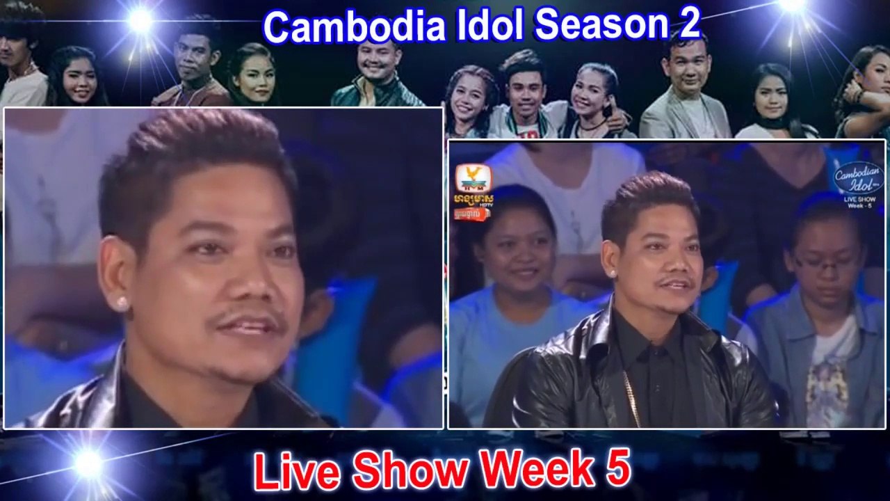 ឈុំ រ៉ូបឺត _ Cambodian idol Season 2 _ Live Show Week 5, Hang Meas HDTV on 27 Nov 2016