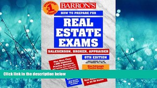 READ THE NEW BOOK  Barron s How to Prepare for the Real Estate Examination: Salesperson, Broker,