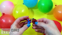 Learn Colours with Surprise Balloons! Opening Balloons with Toys and Fun! Lesson 3