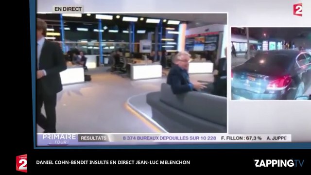 Daniel Cohn-Bendit insulte Jean-Luc Mélenchon en direct (Vidéo)