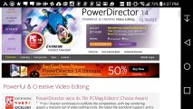 CyberLink PowerDirector for Android App Review FINALLY! Real Video Editing!