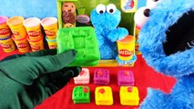 Sesame Street Cookie Monster Eats Play-Doh Waffle Surprise Eggs