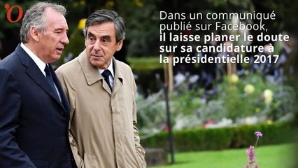 Présidentielle 2017 : François Bayrou laisse planer le doute