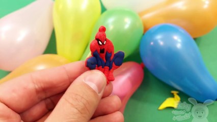 Surprise Toys Balloon Drop Pop Colors with Superheroes, Minnie Mouse! Lesson 11