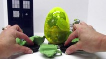 DOCTOR WHO ALIENS! Play-Doh Surprise Egg!! The SLITHEEN! Doctor Who Toys!!