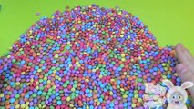 Learn To Count 1 to 60 with Candy Numbers! Surprise Eggs Smarties Candy!