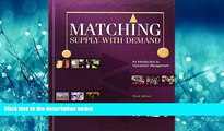 READ book Matching Supply with Demand: An Introduction to Operations Management BOOOK ONLINE