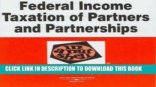 [READ] Mobi Federal Income Taxation of Partners and Partnerships in a Nutshell (In a Nutshell