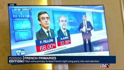 11/28: Fillon wins primary to lead French right wing party into next election