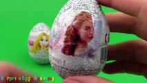 Disney Princess Surprise Eggs Opening - Princess Rapunzel, Princess Snow White, Princess Cinderella
