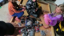 Toy Trucks Clean Up Legos part4