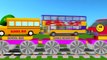 Train Carrying Transport Vehicles | Learning Vehicles Names For Children | Police Car Helicopter