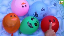 Colour Finger Family Song || The Wet Water Balloons Nursery Rhymes For Children Collection