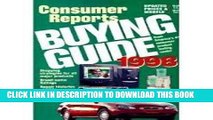 EPUB Consumer Reports 1998 Used Car Buying Guide (Annual) PDF Full book