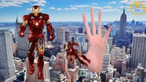 Fun SuperHero Ironman Finger Family Rhymes | Ironman Cartoons Animation Finger Family Nursery Rhymes