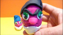 Surprise eggs kinder unboxing Disney Snow white 7 dwarfs Special Mega Play-Doh huevos sorpresa HD