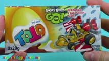 TOTO Surprise Eggs Unboxing - Angry Birds Surprise Eggs Toys