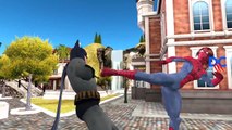 Finger Family Rhymes Spiderman Vs Batman Cartoons for Children | Finger Family Nursery Rhymes
