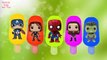 278 Avengers FUNKO POP VINYL TOYS SPIDERMAN Finger Family Lollipops Ice Cream Nursery Daddy Finger