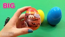 Learn Sizes Disney Cars Frozen Surprise Eggs Spongebob Surprise Toys