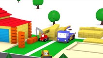 The Racing Track - Learn with Tiny Trucks: bulldozer, crane, excavator | Educational cartoon