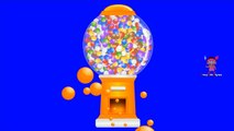 Colors for Children to Learn with Gumball Machine - Colours for Kids to Learn - Kids Learning Videos