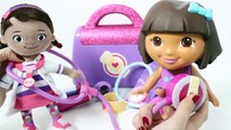 Doc McStuffins Doctors Bag Playset Disney Junior Playdough Doctora Juguetes Doctor Kit Toy Videos