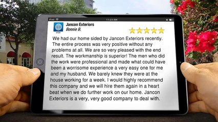 Jancon Exteriors, Franklin, MA, Impressive Five Star Review by Bonnie B.