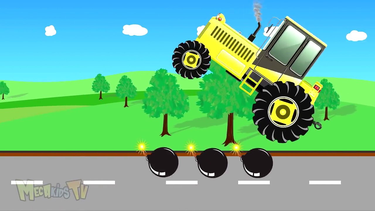 Kids Tractor - Cartoon Video For Children - Tractors For Kids