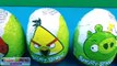 4 Яйца с Сюрпризом Энгри Бердс Киндер Сюрприз Злые Птицы на русском языке Angry Birds Surprise Eggs