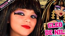 Cleo De Nile Monster High Doll Costume Makeup Tutorial for Halloween