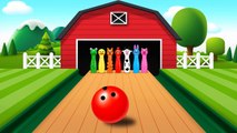 Learn Colors with Colors Bowling Game | Learning Colors for Children