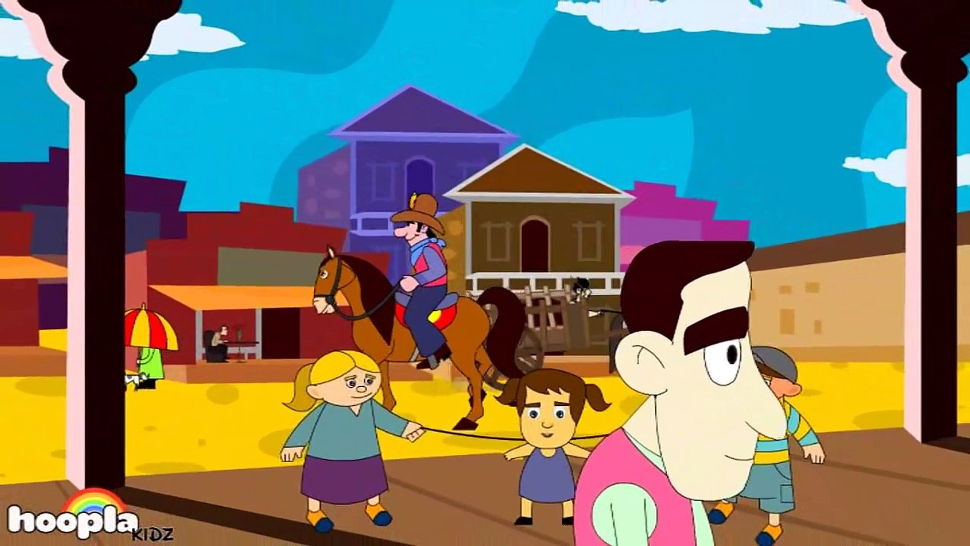 ⁣Yankee Doodle Went To Town | Nursery Rhymes | American patriotic song | HooplaKidz