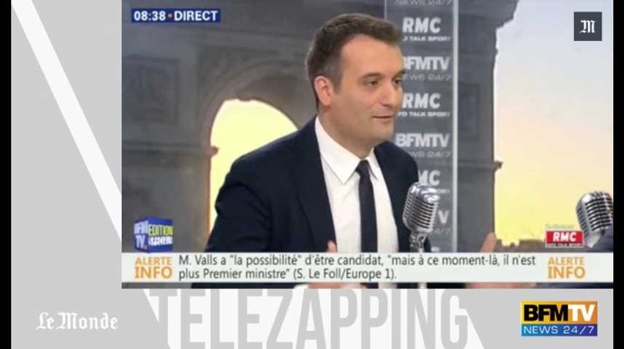 Zapping : Fillon, candidat "de la mondialisation sauvage" pour le FN, "des gens aisés" pour le PS