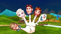 Disney Cartoons Frozen Finger Family Nursery Rhymes | Frozen Finger Family Rhymes For Children