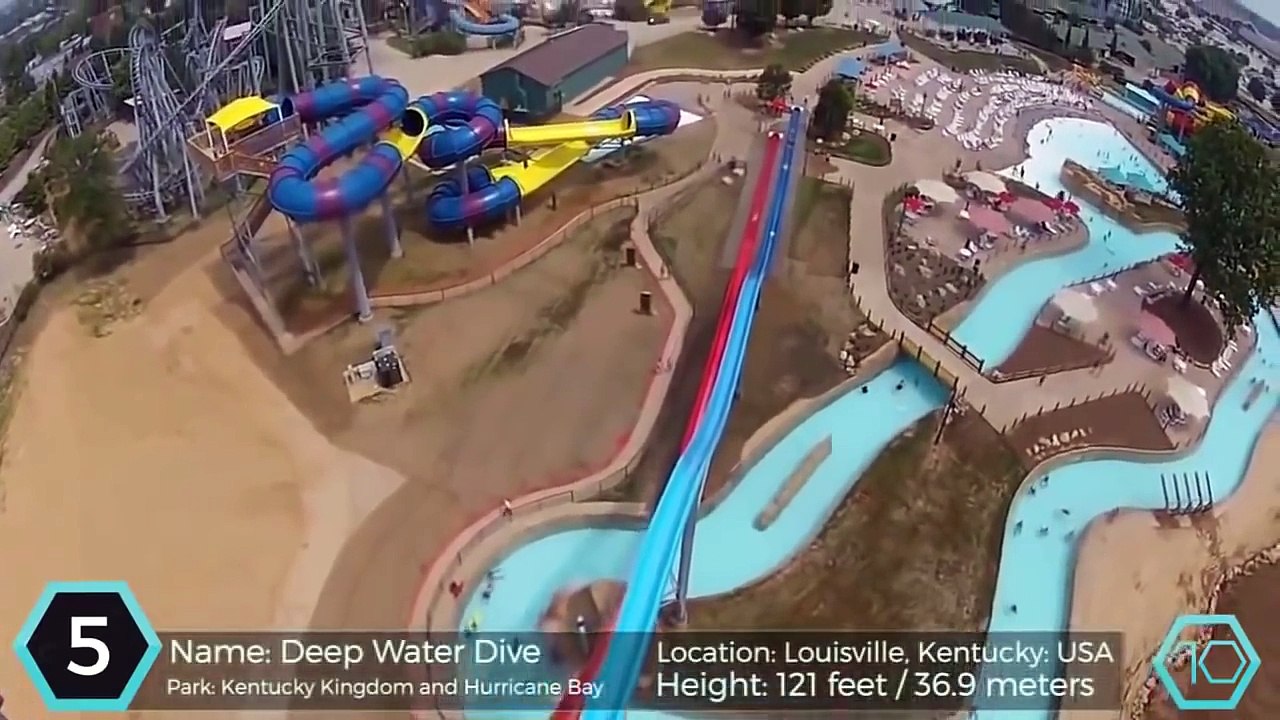 TOP 10 TOBOGGAN Aquatique les plus RAPIDE au MONDE !!! Toboggans OUF & VITESSE INCROYABLE 