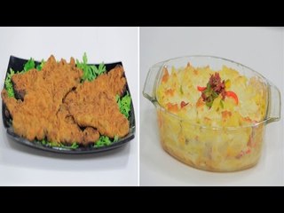 بفتيك - مكرونة بالبسطرمة و البشاميل - رقاق طري - بسكوت ملون بالشوكولاتة | على قد الإيد حلقة كاملة